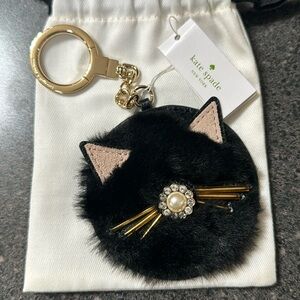 Kate Spade cat key fob NWT’s
